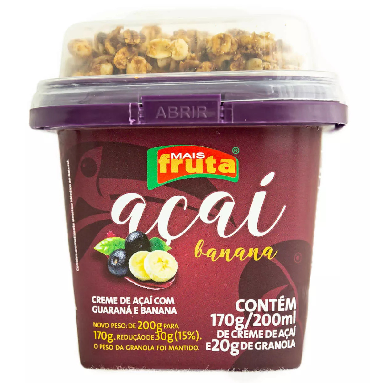 Small tubs of acai with Granola