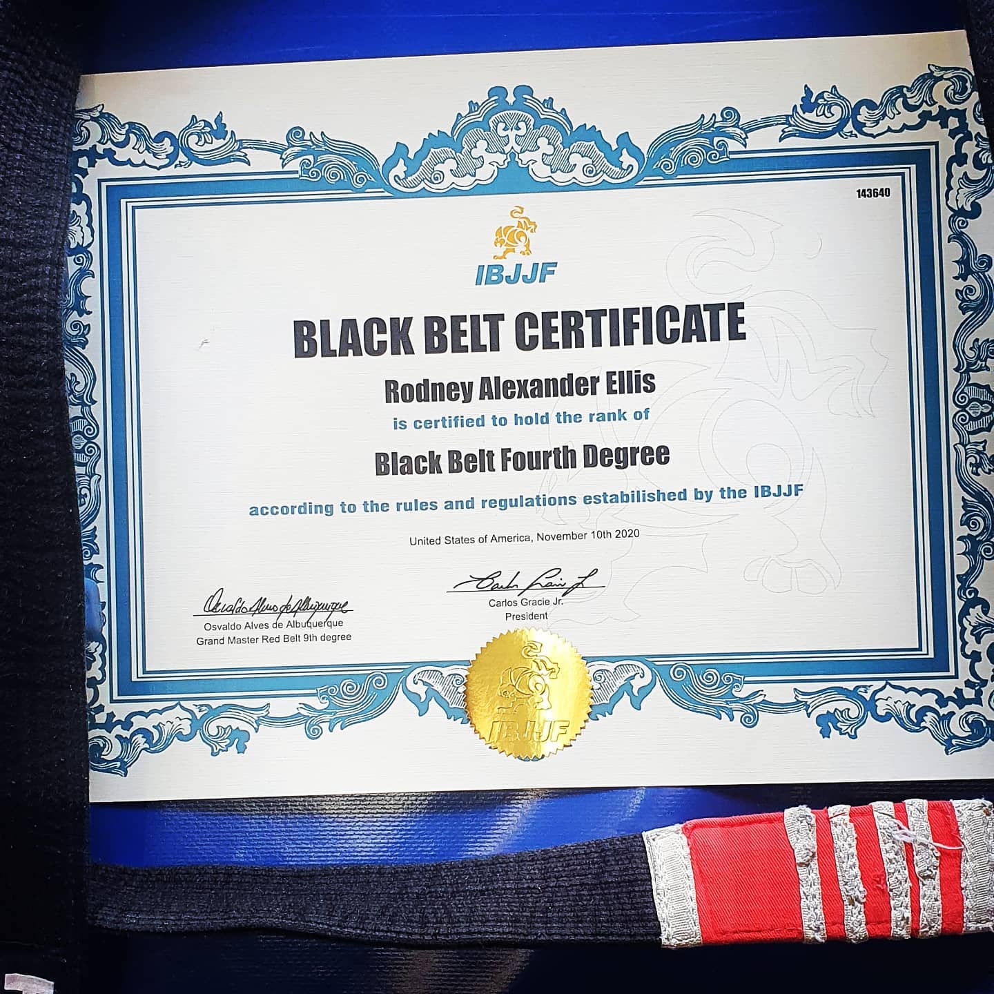 4th Degree Black Belt - The highest ranked BJJ Instructor in the Sutherland Shire